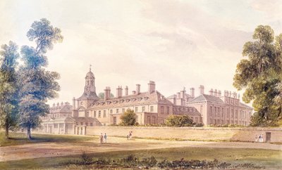 Vue sud-ouest du Palais de Kensington, 1826 - John Chessell Buckler